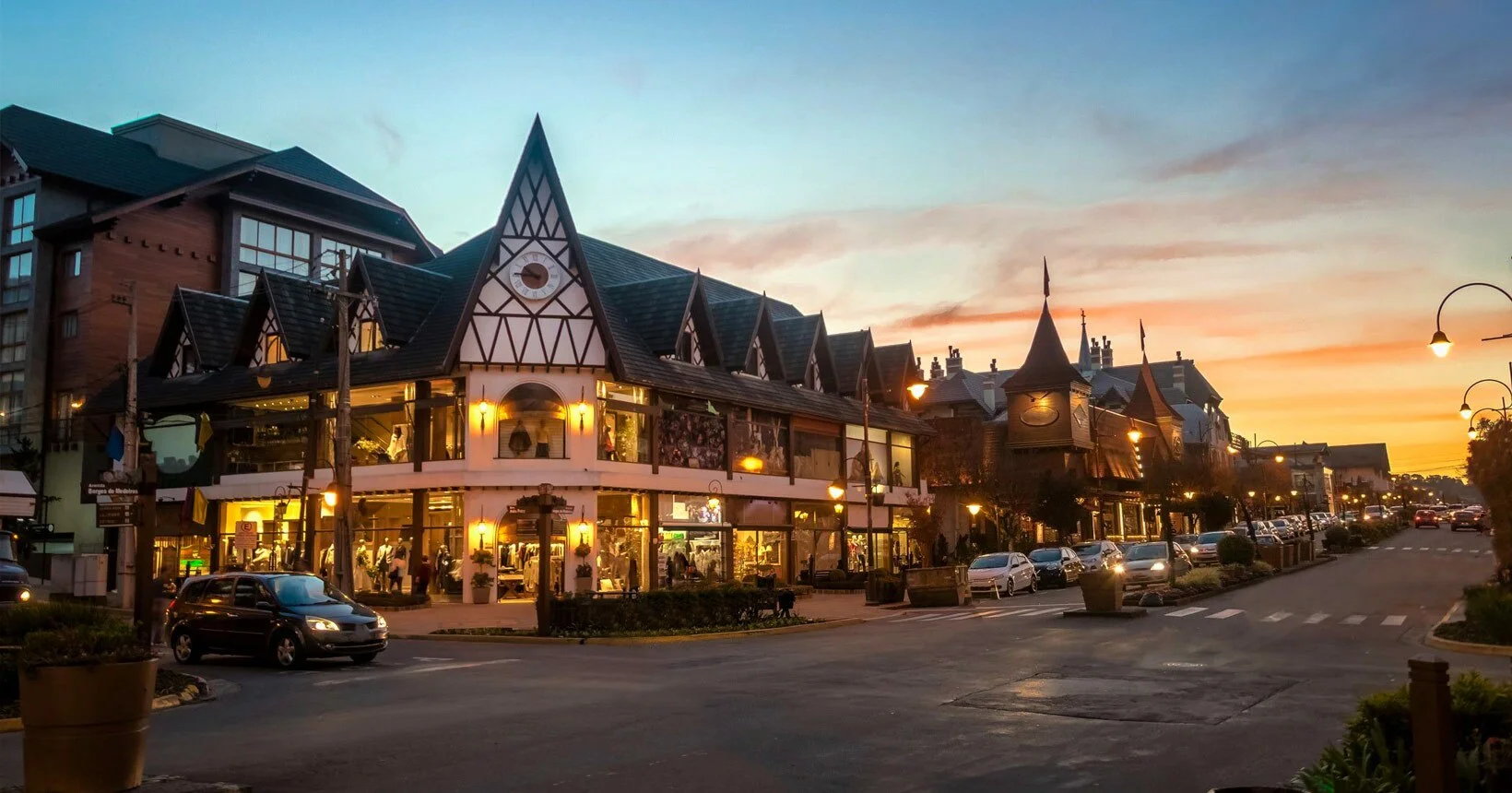 Comemoração de aniversário em um parque de Gramado na Serra Gaúcha